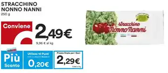 Coop STRACCHINO NONNO NANNI 250 g offerta