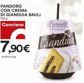 Coop PANDORO CON CREMA DI GIANDUIA BAULI 750 g offerta