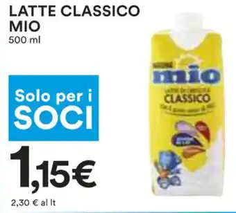 Coop LATTE CLASSICO MIO 500 ml offerta