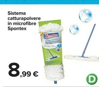 Carrefour Spontex Sistema Catturapolvere In Microfibre offerta