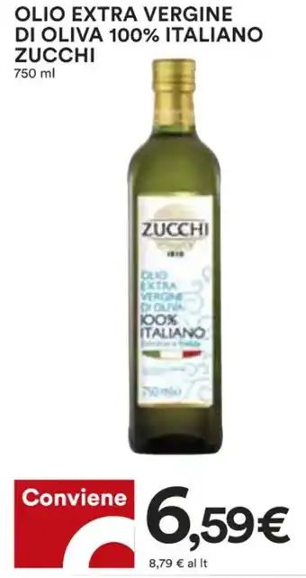 Coop OLIO EXTRA VERGINE DI OLIVA 100% ITALIANO ZUCCHI 750 ml offerta