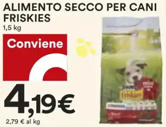 Coop ALIMENTO SECCO PER CANI FRISKIES 1,5kg offerta