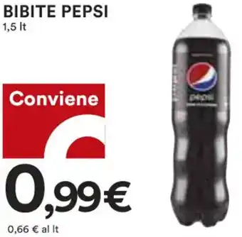Coop BIBITE PEPSI 1,5 lt offerta