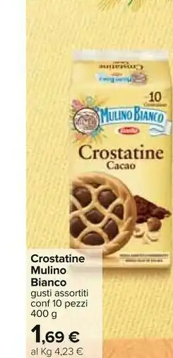 Carrefour Mulino Bianco Crostatine Albicocca 400 G(ml) offerta