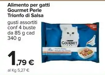 Carrefour Purina GOURMET 5116817 Cibo Umido Per Gatti 85 G offerta