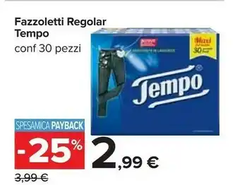 Carrefour Tempo Fazzoletti Regolar offerta