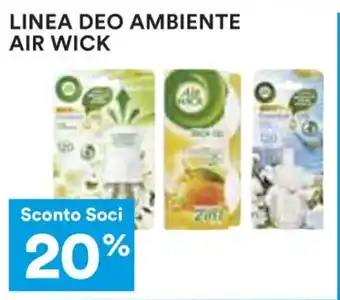 Coop LINEA DEO AMBIENTE AIR WICK offerta