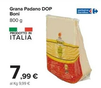 Carrefour Boni Grana Padano Dop offerta