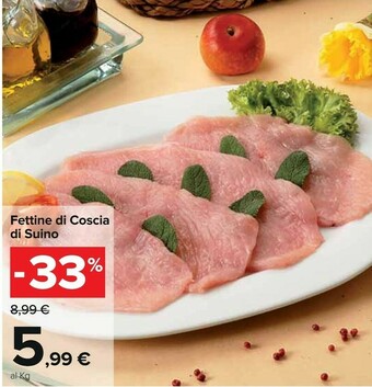Carrefour Fettine Di Coscia Di Suino offerta