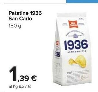 Carrefour San Carlo 1936 Antica Ricetta 150 G(ml) offerta