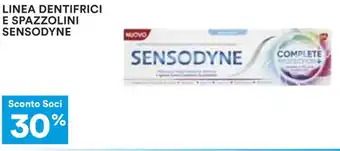 Coop LINEA DENTIFRICI E SPAZZOLINI SENSODYNE offerta