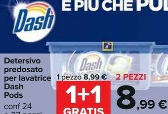 Carrefour Dash Detersivo Predosato Per Lavatrice offerta
