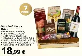 Carrefour Vassoio Ortensia Drink offerta