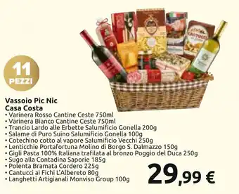 Carrefour Vassoio Pic Nic Casa Costa offerta