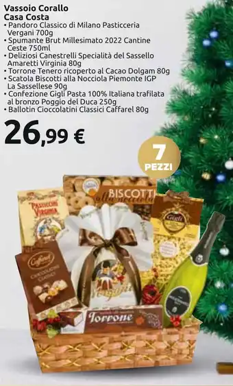 Carrefour Vassoio Corallo Casa Costa offerta