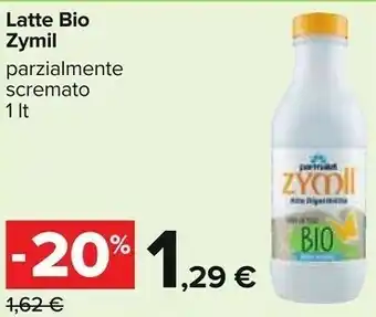 Carrefour Parmalat Latte Bio Zymil offerta