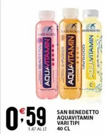 Sisa SAN BENEDETTO AQUAVITAMIN VARI TIPI 40 CL offerta