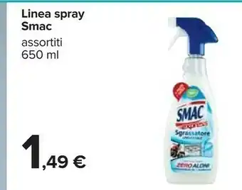 Carrefour Smac s.p.a. Linea Spray offerta