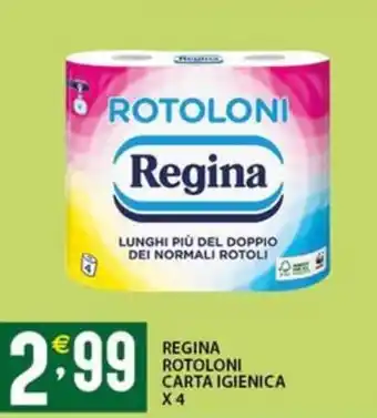 Sisa REGINA ROTOLONI CARTA IGIENICA X 4 offerta
