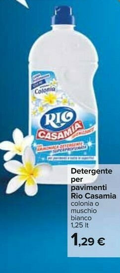 Carrefour Rio Casamia Detergente Per Pavimenti offerta