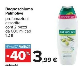 Carrefour Palmolive Bagnoschiuma offerta