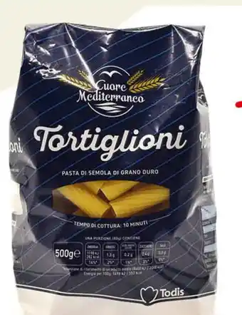 Todis Cuore Mediterraneo Tortiglioni offerta