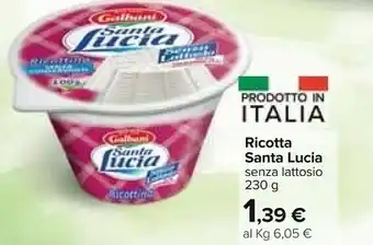 Carrefour Galbani Ricotta Santa Lucia offerta