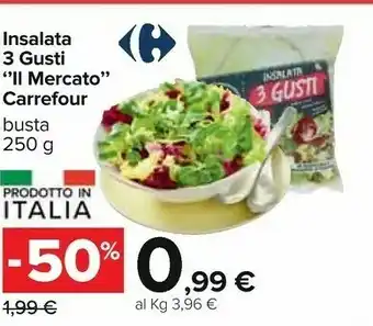 Carrefour Carrefour - Pronti Da Condire Insalata 3 Gusti 250 G(ml) offerta