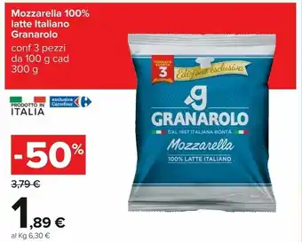 Carrefour Granarolo Mozzarella offerta