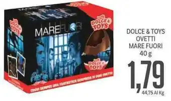 Supermercati Piccolo DOLCE & TOYS OVETTI MARE FUORI 40 g offerta