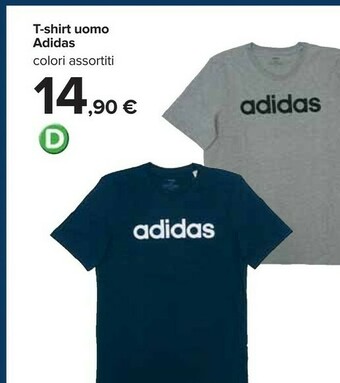 Carrefour Adidas T-shirt Uomo offerta