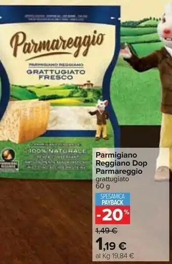 Carrefour Parmareggio Parmigiano Reggiano Dop offerta