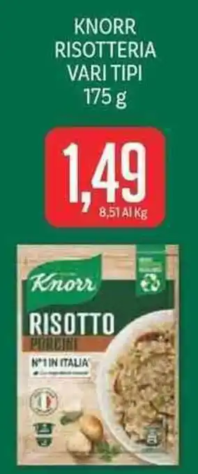 Supermercati Piccolo KNORR RISOTTERIA VARI TIPI 175 g offerta
