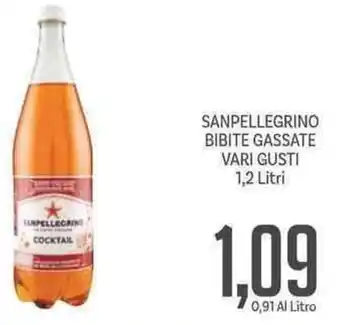 Supermercati Piccolo SANPELLEGRINO BIBITE GASSATE VARI GUSTI 1,2 Litri offerta