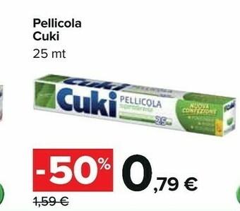 Carrefour Cuki Pellicola offerta