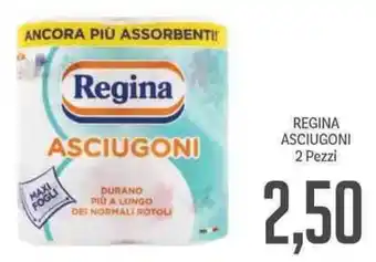 Supermercati Piccolo REGINA ASCIUGONI 2 Pezzi offerta