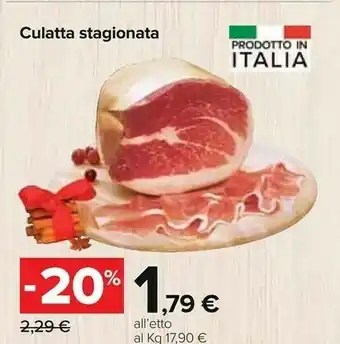 Carrefour Culatta Stagionata offerta