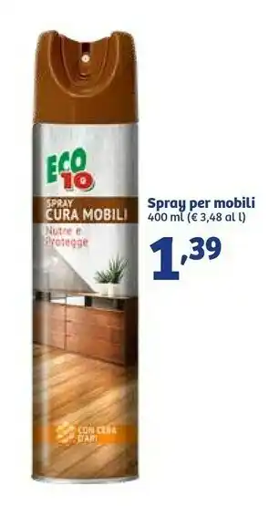 In'S Mercato Eco 10 Spray Per Mobili offerta