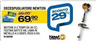 Self Newton Decespugliatore offerta