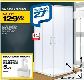 Self Orchidea Box doccia offerta