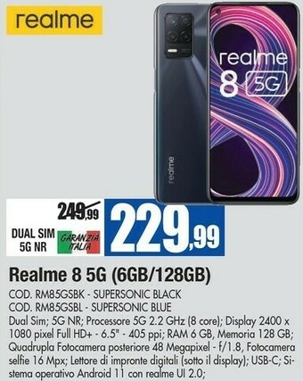 Wellcome Realme Smartphone android offerta