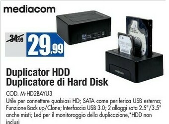Wellcome Mediacom Hard disk offerta