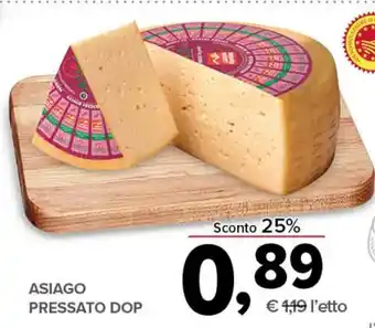 Todis ASIAGO PRESSATO DOP offerta