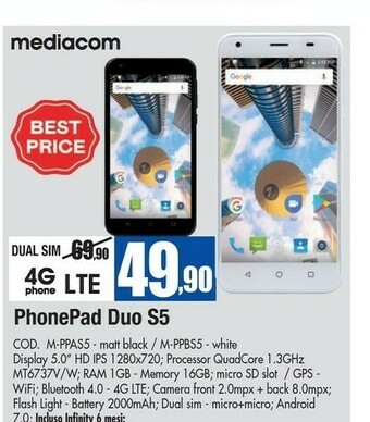 Wellcome Mediacom Tablet mediacom offerta
