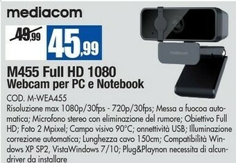Wellcome Mediacom Videocamere offerta