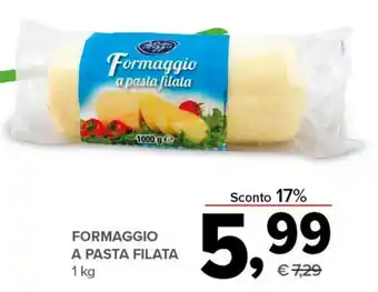 Todis FORMAGGIO A PASTA FILATA 1 kg offerta