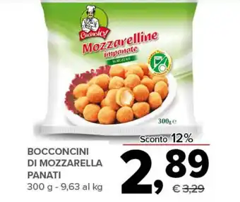 Todis BOCCONCINI DI MOZZARELLA PANATI 300 g offerta