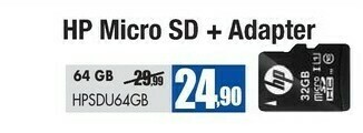 Wellcome HP Micro Sd 32Gb offerta