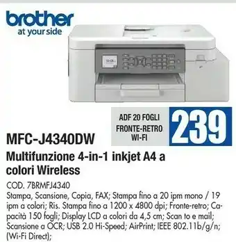 Wellcome Brother Stampante Epson offerta