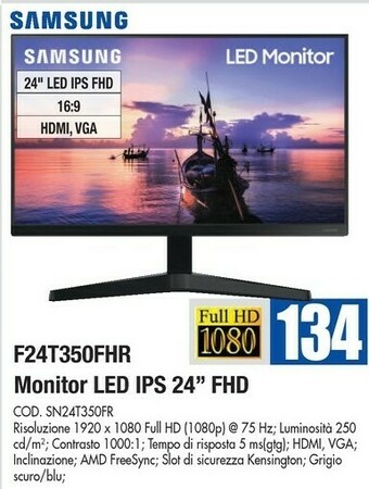 Wellcome Samsung Monitor tv offerta
